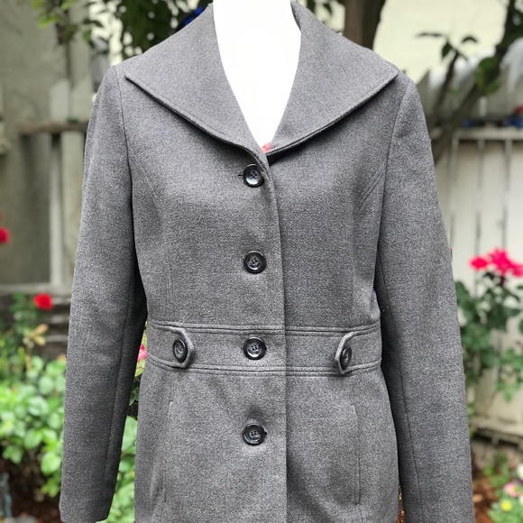 JM Collection Single Breasted Coat - Picture 1 of 4